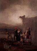 Francisco de Goya Wanderkomodianten oil